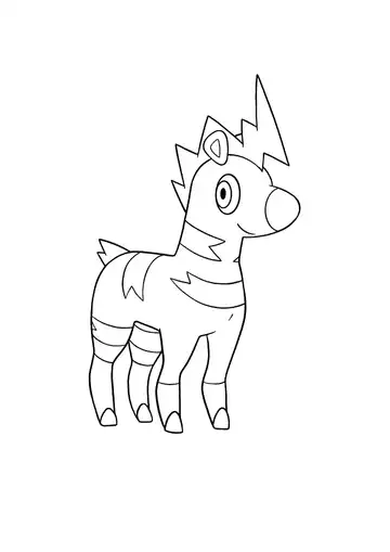 Pokémon Blitzle coloring page