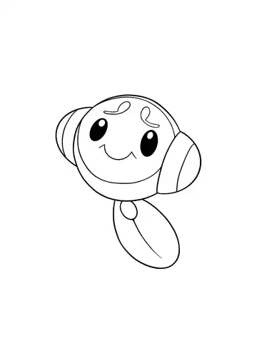 Pokémon Tympole coloring page