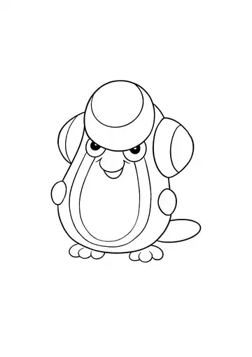 Pokémon Palpitoad coloring page