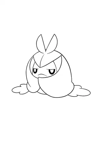 Pokémon Swadloon coloring page