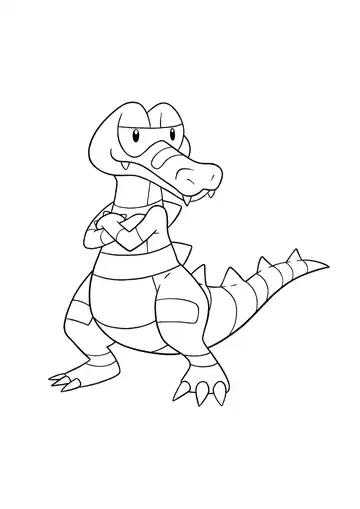 Pokémon Krokorok coloring page