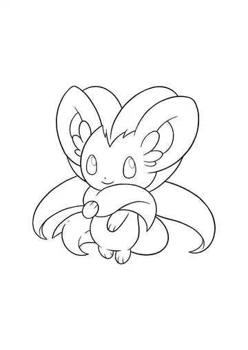 Pokémon Cinccino coloring page