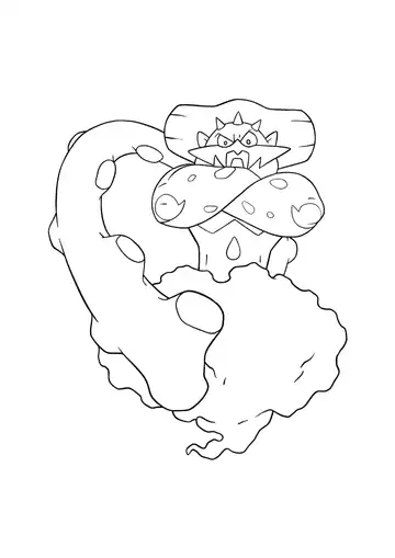 Pokémon Landorus Incarnate Form coloring page