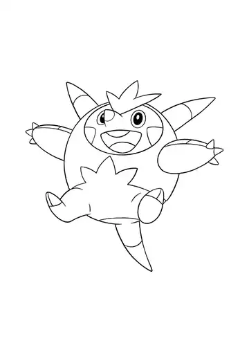 Pokémon Quilladin coloring page