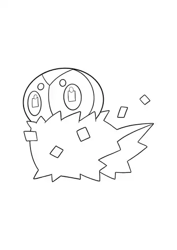 Pokémon Spewpa coloring page