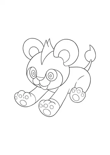 Pokémon Litleo coloring page