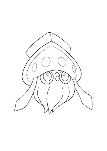 Pokémon Inkay coloring page