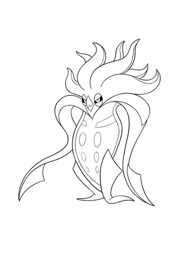 Pokémon Malamar coloring page