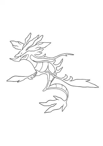 Pokémon Dragalge coloring page