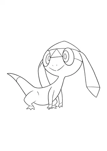 Pokémon Helioptile coloring page