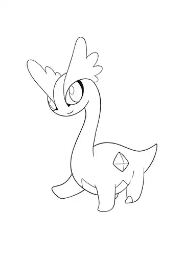 Pokémon Amaura coloring page