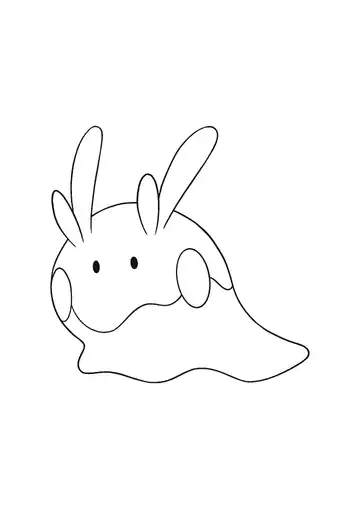 Pokémon Goomy coloring page