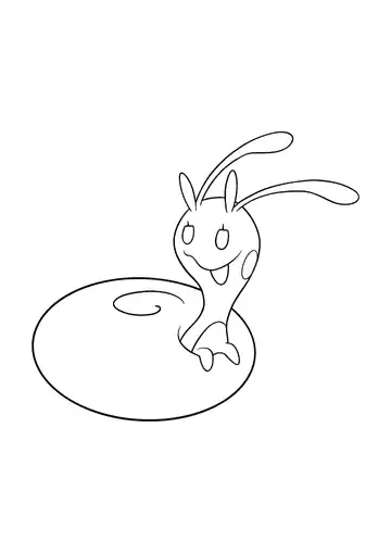 Pokémon Hisuian Sliggoo coloring page