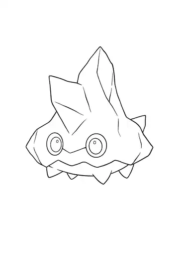 Pokémon Bergmite coloring page