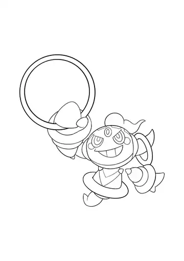 Pokémon Hoopa Confined coloring page