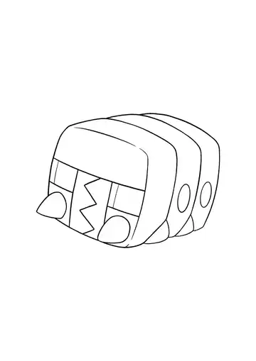 Pokémon Charjabug coloring page