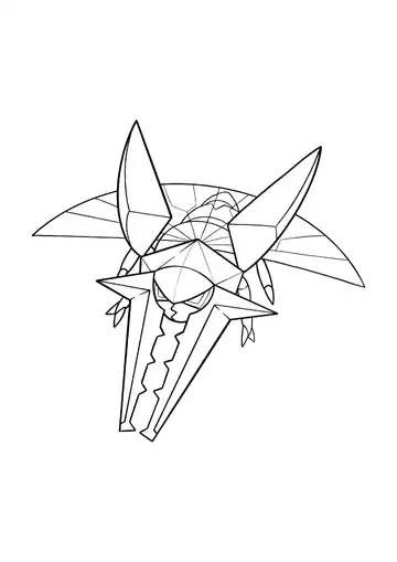 Pokémon Vikavolt coloring page