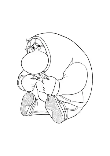 Inside Out 2 Embarrassment coloring page