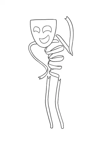 The Amazing Digital Circus Gangle coloring page