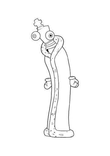 The Amazing Digital Circus Kinger coloring page