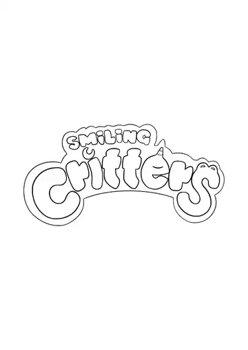 Poppy Playtime Chapter 3 Smiling Critters Logo coloring page