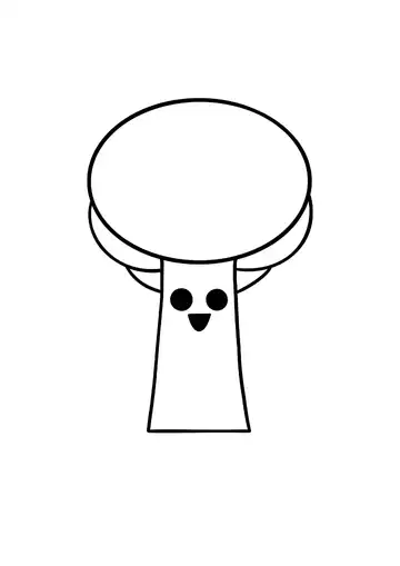 Incredibox Sprunki Mr. Tree coloring page