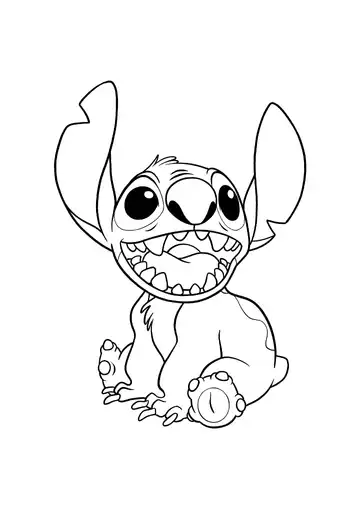Lilo & Stitch – Wonderstruck Stitch coloring page