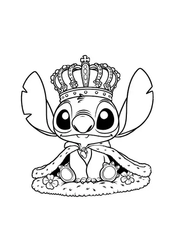 Lilo & Stitch – King Stitch coloring page