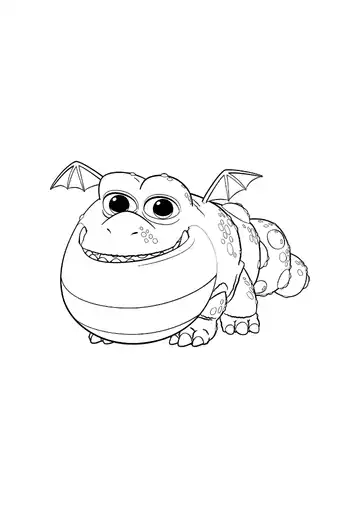 Baby Meatlug coloring page